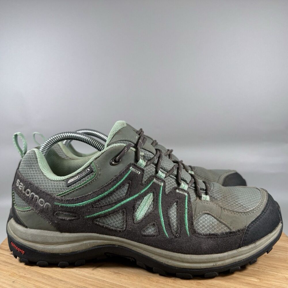 Salomon Ellipse 2 Women's‎ Hiking Shoes US Size 10 Green